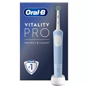Cepillo de dientes Oral-B Vitality Pro para adultos con tecnología rotacional-oscilante gris, blanco