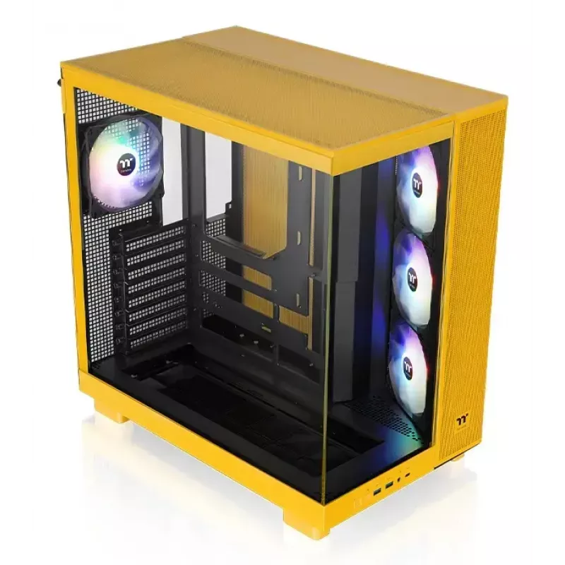 Caja para PC Thermaltake View 380 XL TG ARGB Midi Tower amarillo