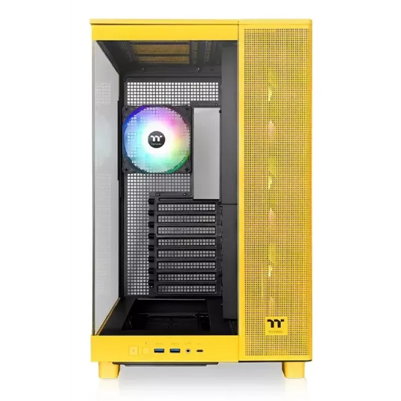 Caja para PC Thermaltake View 380 XL TG ARGB Midi Tower amarillo