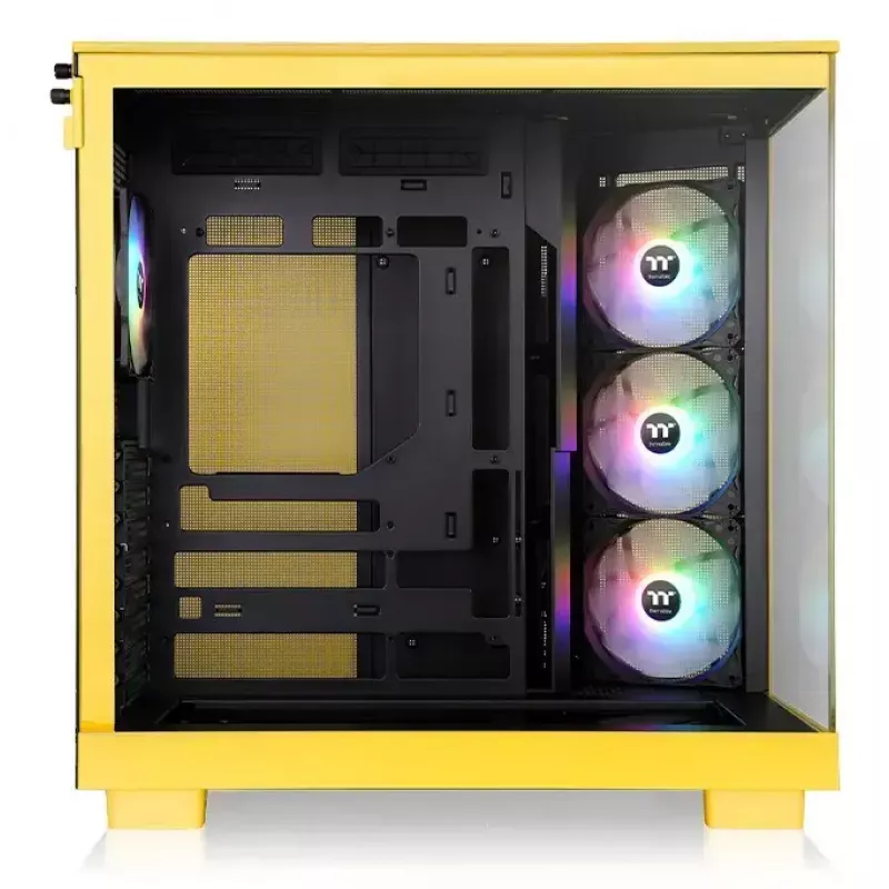 Caja para PC Thermaltake View 380 XL TG ARGB Midi Tower amarillo