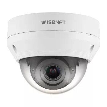 Cámara domo antivandálica IR HANWHA - QNV-7082R - 4MPix H.265