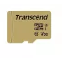 Tarjeta microSDHC TRANSCEND 500s 8 GB UHS-I U1 MLC con adaptador