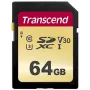 Memoria flash Transcend 64GB SDXC UHS-I 500S