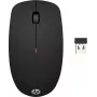 HP X200 ratón inalámbrico 6VY95AA, óptico, 2,4 GHz, receptor USB, negro