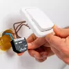 Interruptor inteligente Shelly WAVE 2PM negro (Shelly) — inalámbrico Z-Wave, 16 A, 110–240 V, 868,4 MHz