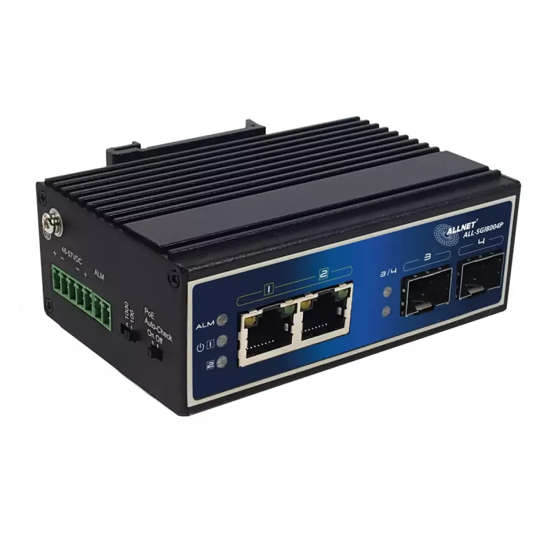 Switch no gestionado ALLNET ALL-SGI8004P Gigabit Ethernet PoE 2 puertos