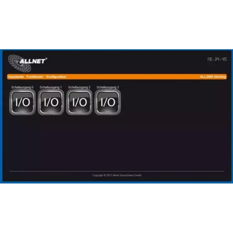 Unidad central de domótica ALLNET ALL3500