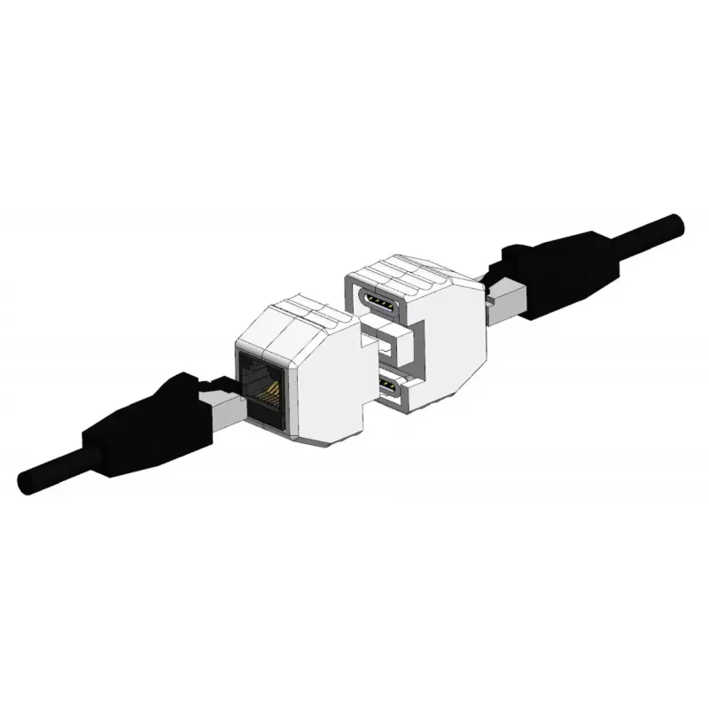 ALLNET ALL-RJ45-MAGNET tarjetas/adaptadores de interfaz RJ-45 blanco 90W