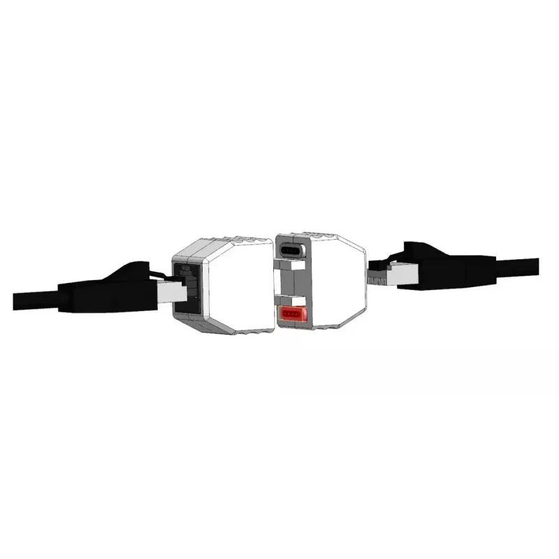 ALLNET ALL-RJ45-MAGNET tarjetas/adaptadores de interfaz RJ-45 blanco 90W