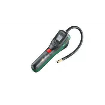 Bomba de aire eléctrica Bosch 0.603.947.000 — portátil, recargable, 10 bar (150–150 psi), 3000 mAh, USB‑C, 10 l/min, con manguera y accesorios