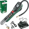 Bomba de aire eléctrica Bosch 0.603.947.000 — portátil, recargable, 10 bar (150–150 psi), 3000 mAh, USB‑C, 10 l/min, con manguera y accesorios