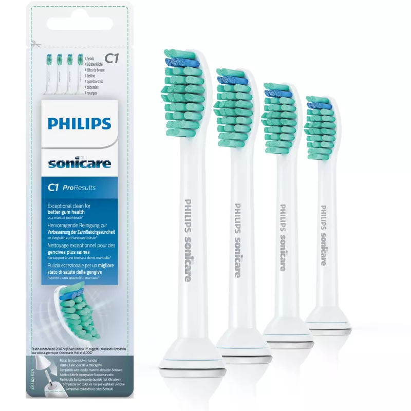 Philips Sonicare ProResults ProResults HX6014/07 pack de 4 cabezales de cepillo de dientes sónico de repuesto