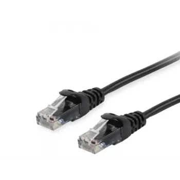 Cable de red Equip Cat.6 U/UTP RJ-45 20m Negro