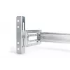 Soporte para carril DIN DIGITUS, 4U, 178 x 483 x 223 mm, galvanizado, incl. carril DIN, profundidad y altura variables