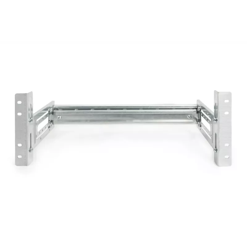 Soporte para carril DIN DIGITUS, 4U, 178 x 483 x 223 mm, galvanizado, incl. carril DIN, profundidad y altura variables