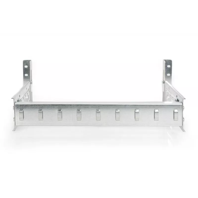 Soporte para carril DIN DIGITUS, 4U, 178 x 483 x 223 mm, galvanizado, incl. carril DIN, profundidad y altura variables