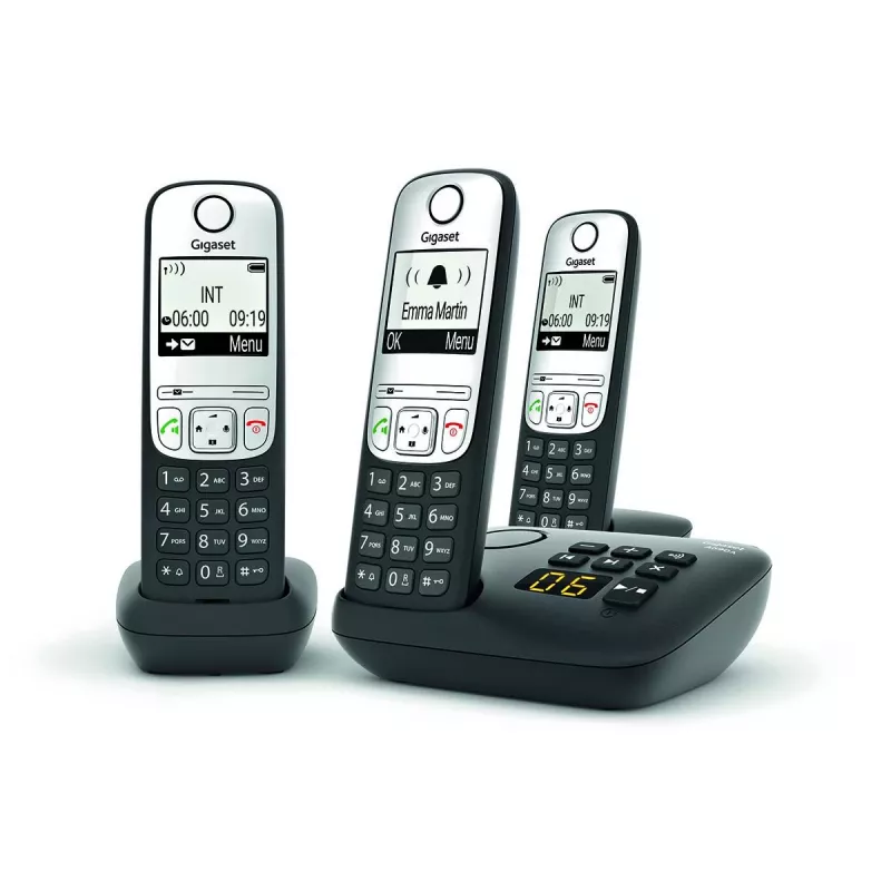 UNIFY GIGASET OPENSTAGE Teléfono inalámbrico A690 A Trio Negro