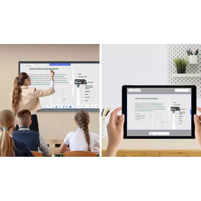 Pantalla plana interactiva BenQ RE6504 165,1 cm (65