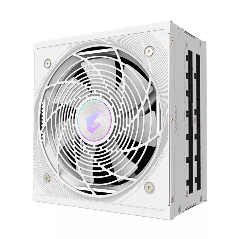 Fuente de alimentación GIGABYTE AORUS ELITE P1000W ATX 3.1 1000W 80 PLUS Platinum Totalmente modular Blanco, 6x (6+2) PCIe, 8 SATA