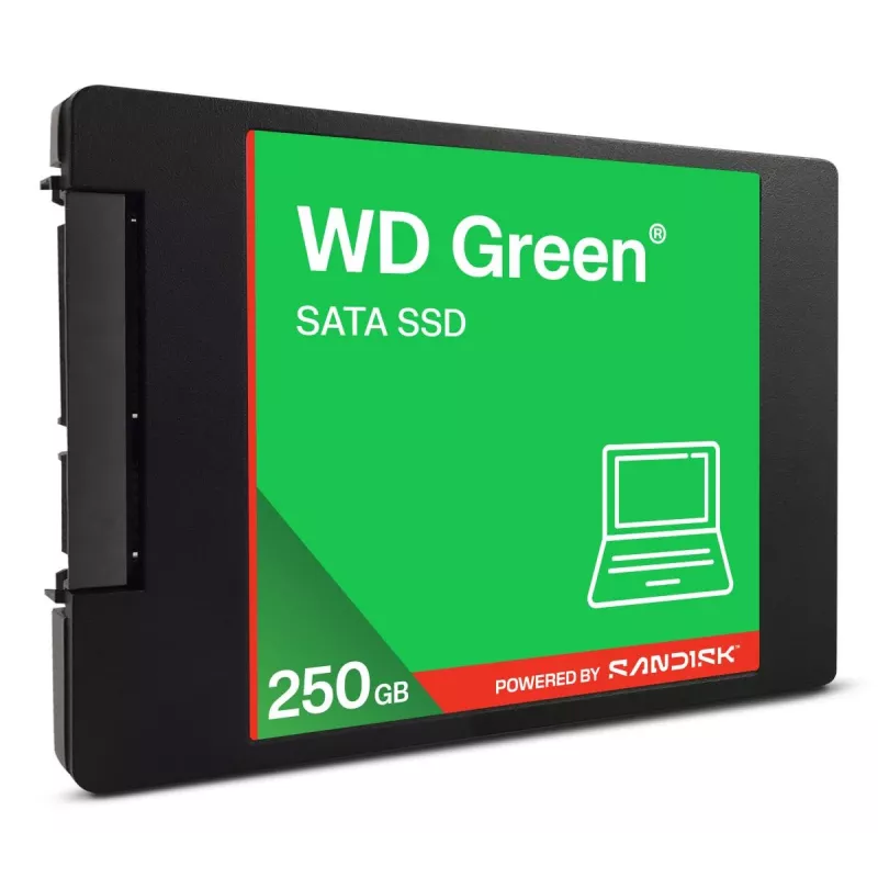 SSD WESTERN DIGITAL - WD Green - 250 GB - SATA 6Gb/s - Carcasa de 2,5