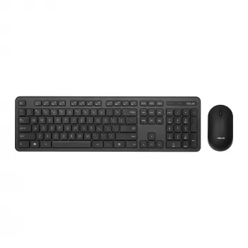 Teclado y ratón ASUS CW100 Universal RF inalámbrico + USB Negro