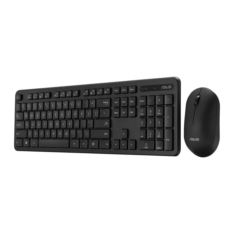 Teclado y ratón ASUS CW100 Universal RF inalámbrico + USB Negro