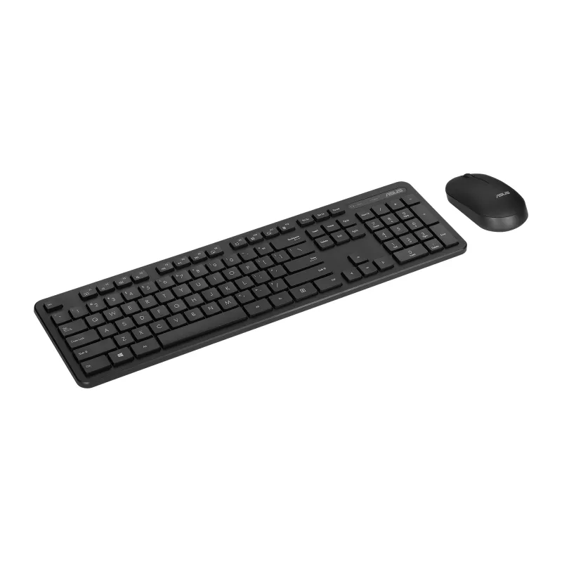 Teclado y ratón ASUS CW100 Universal RF inalámbrico + USB Negro