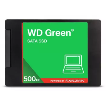 SSD WESTERN DIGITAL - WD Green - 500GB - SATA 6Gb/s - Carcasa de 2,5