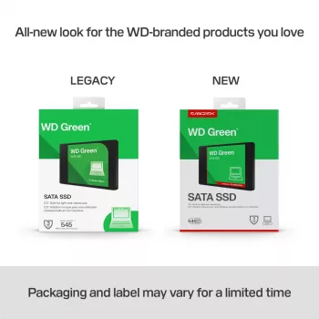 SSD WESTERN DIGITAL - WD Green - 500GB - SATA 6Gb/s - Carcasa de 2,5