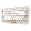 Teclado ASUS Marshmallow KW100 Inalámbrico Bluetooth QWERTZ Beige Gris Blanco