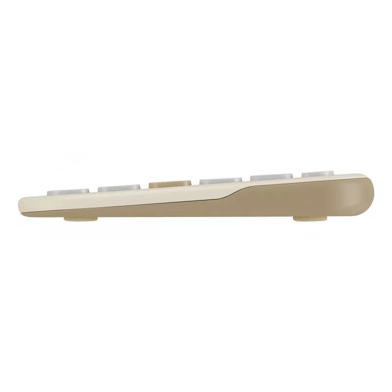 Teclado ASUS Marshmallow KW100 Inalámbrico Bluetooth QWERTZ Beige Gris Blanco