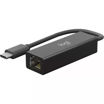 Adaptador USB-C a Ethernet Logitech Logi 1000 Mbit/s Grafito