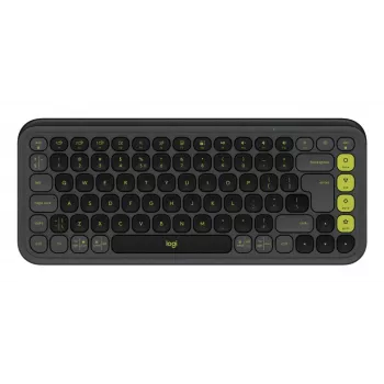 Teclado Logitech POP Icon Keys Universal Bluetooth QWERTY US International Grafito Verde