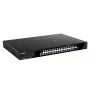 Switch de red D-Link DGS-1520-28MP/E gestionado L3 Gigabit Ethernet (10/100/1000) Power over Ethernet (PoE) 1U negro