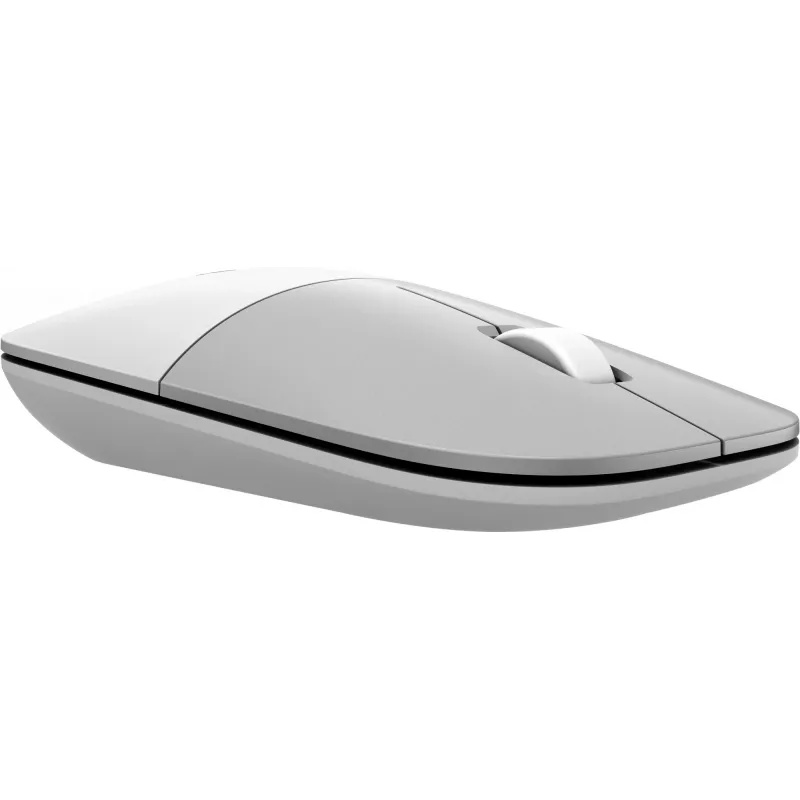 Ratón inalámbrico HP Z3700 Cerámica Blanco, ambidiestro, óptico, RF Wireless, 1200 DPI, Plata, Blanco
