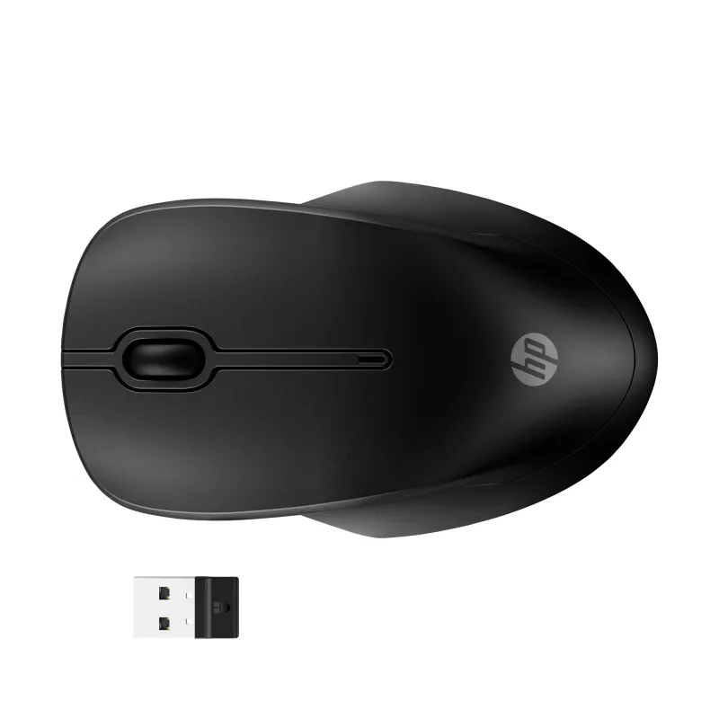 Ratón inalámbrico HP 255 Dual, ambidiestro, óptico, RF Wireless + Bluetooth, 1600 DPI, Negro