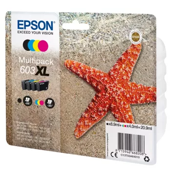 Cartucho de tinta Epson C13T03A64020 1 ud. Original Alto (XL) Rendimiento Negro, Cian, Magenta, Amarillo