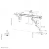 Brazo para monitor Neomounts NM-D775DXBLACK 10-32