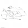 Soporte para tablet Neomounts DS15-630WH1 para mesa y pared 9,7-11