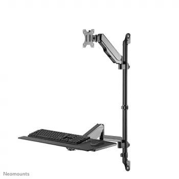 Estación de trabajo sentado-de pie montada en pared Neomounts WL90-325BL1 peso máx. 9 kg