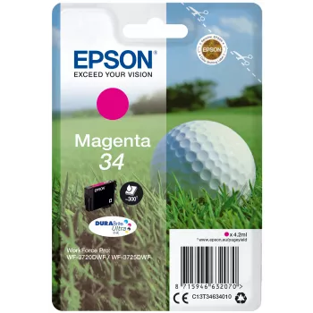 Cartucho Epson 34 Magenta 300 páginas C13T34634010