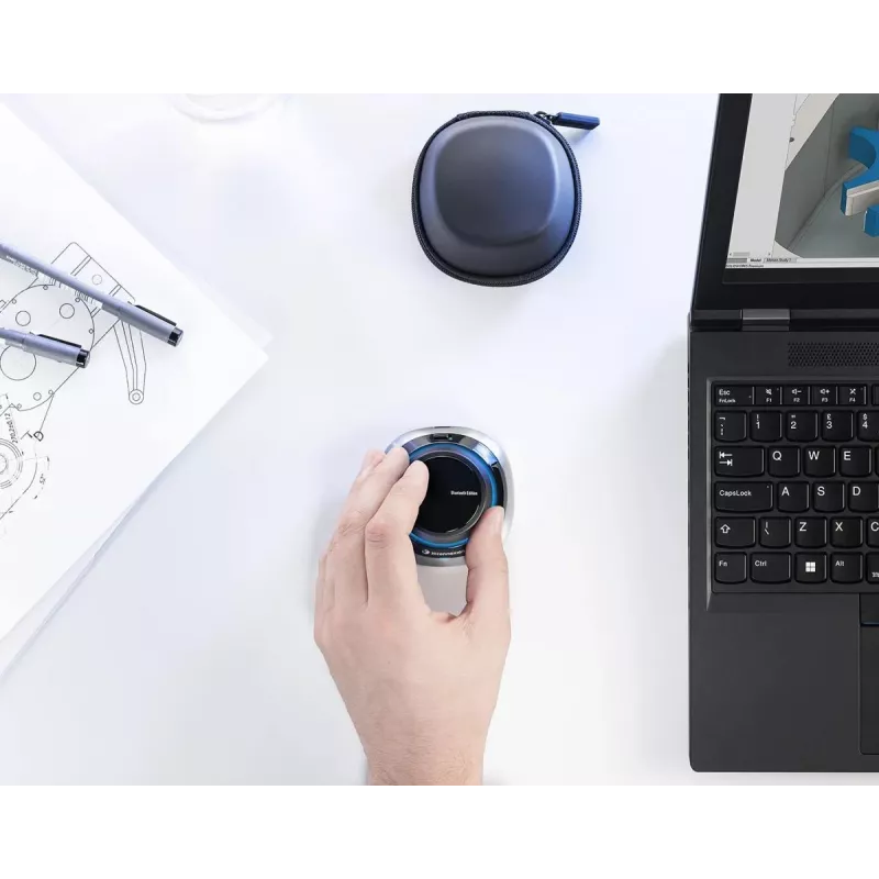 Ratón 3Dconnexion SpaceMouse Office RF Wireless + Bluetooth + USB Type-A