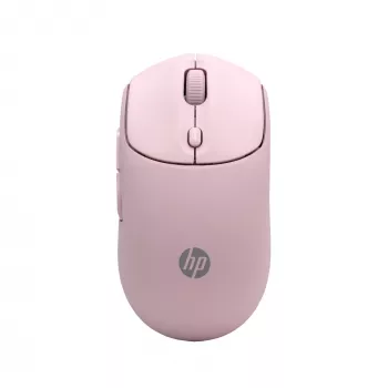 HP 400 Ratón inalámbrico silencioso rosa, ambidiestro, RF Wireless + Bluetooth, 6000 DPI, Rosa