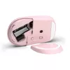 HP 400 Ratón inalámbrico silencioso rosa, ambidiestro, RF Wireless + Bluetooth, 6000 DPI, Rosa