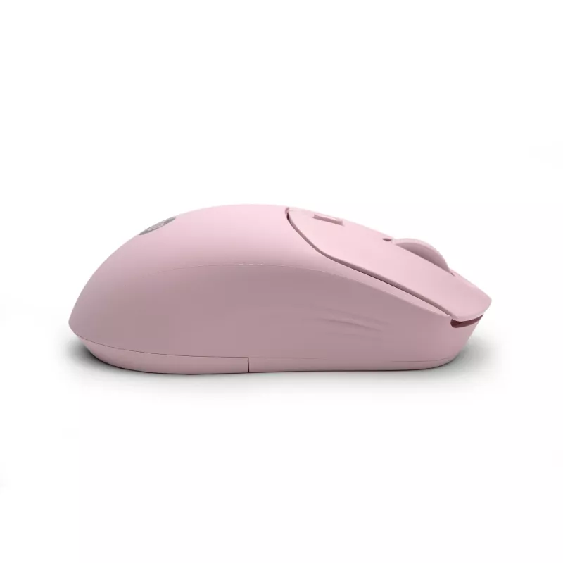 HP 400 Ratón inalámbrico silencioso rosa, ambidiestro, RF Wireless + Bluetooth, 6000 DPI, Rosa