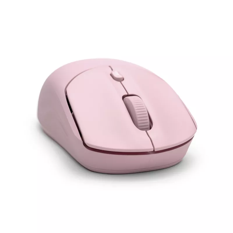 HP 400 Ratón inalámbrico silencioso rosa, ambidiestro, RF Wireless + Bluetooth, 6000 DPI, Rosa