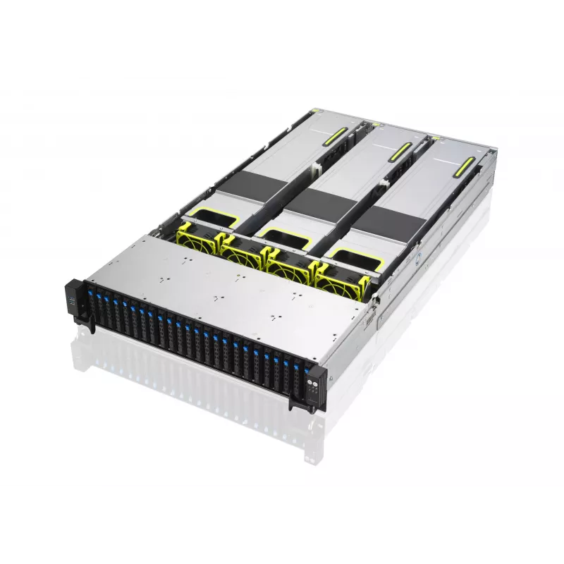 ASUS RS720A-E11-RS24U Servidor barebone rack 2U, plateado
