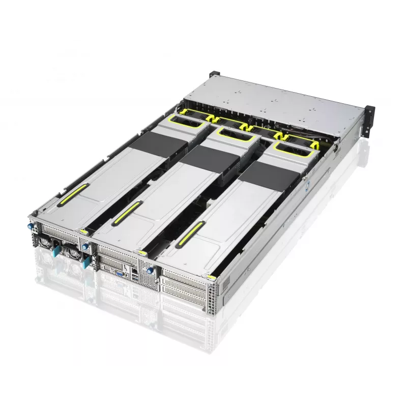 ASUS RS720A-E11-RS24U Servidor barebone rack 2U, plateado