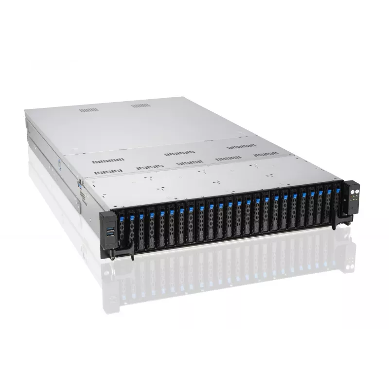 ASUS RS720A-E11-RS24U Servidor barebone rack 2U, plateado