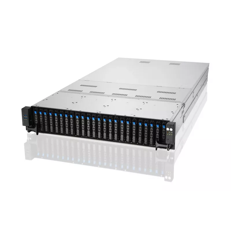 ASUS RS720A-E11-RS24U Servidor barebone rack 2U, plateado